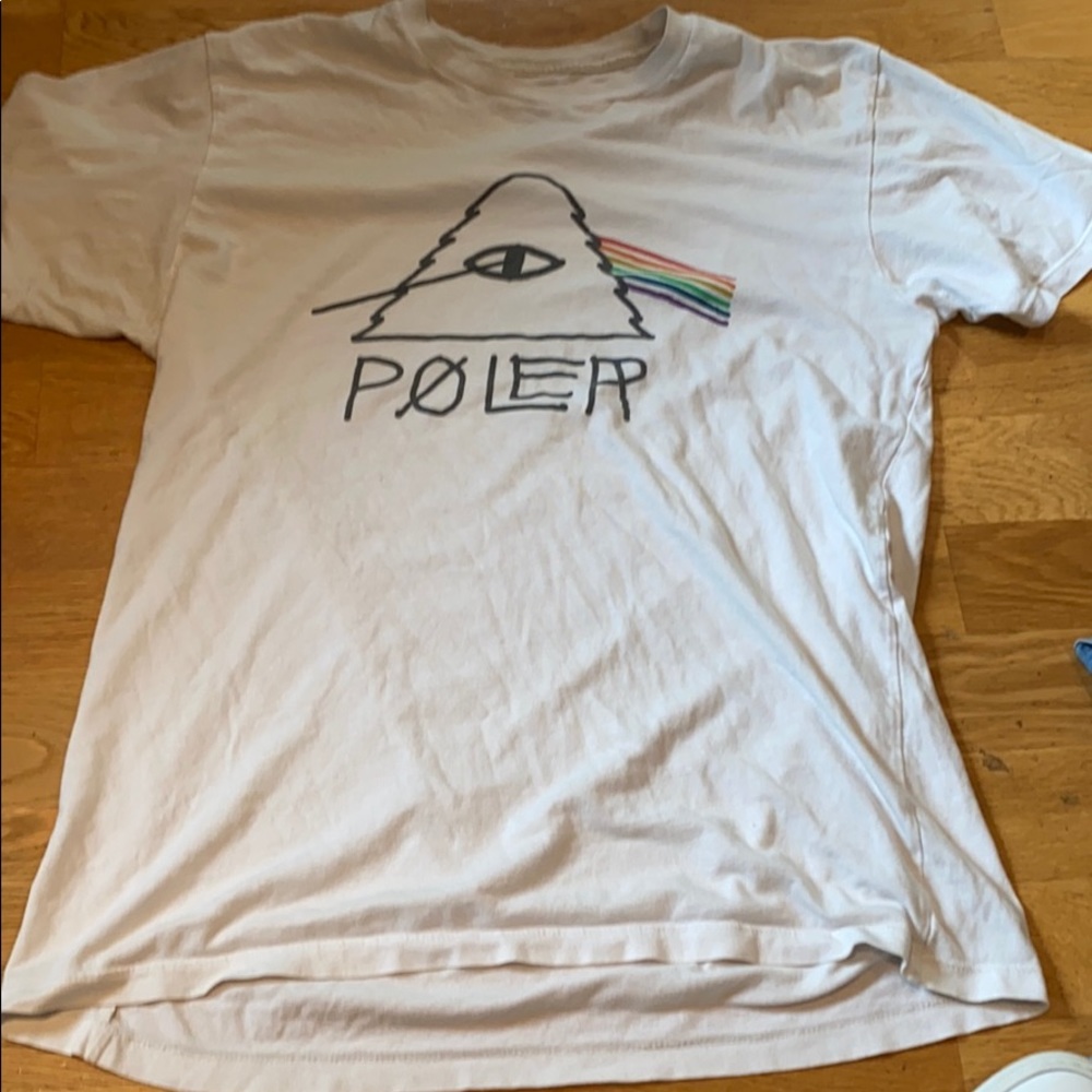 Poler t shirt pink Floyd style